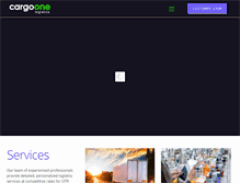 Tablet Screenshot of cargoone.com